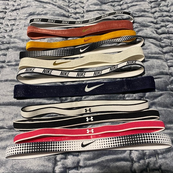 Lot of Athletic Stretch Headbands